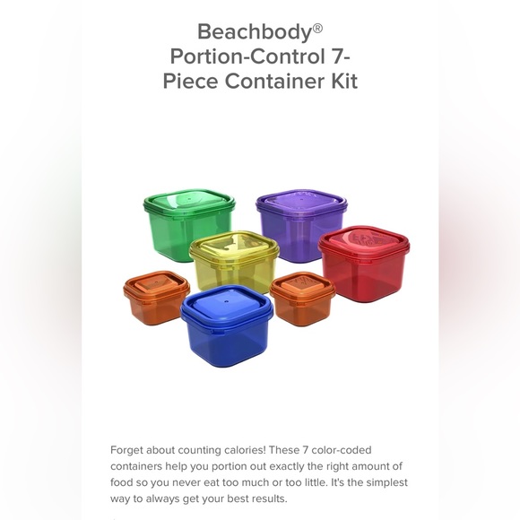 Portion Control Containers - Picture 4 of 5